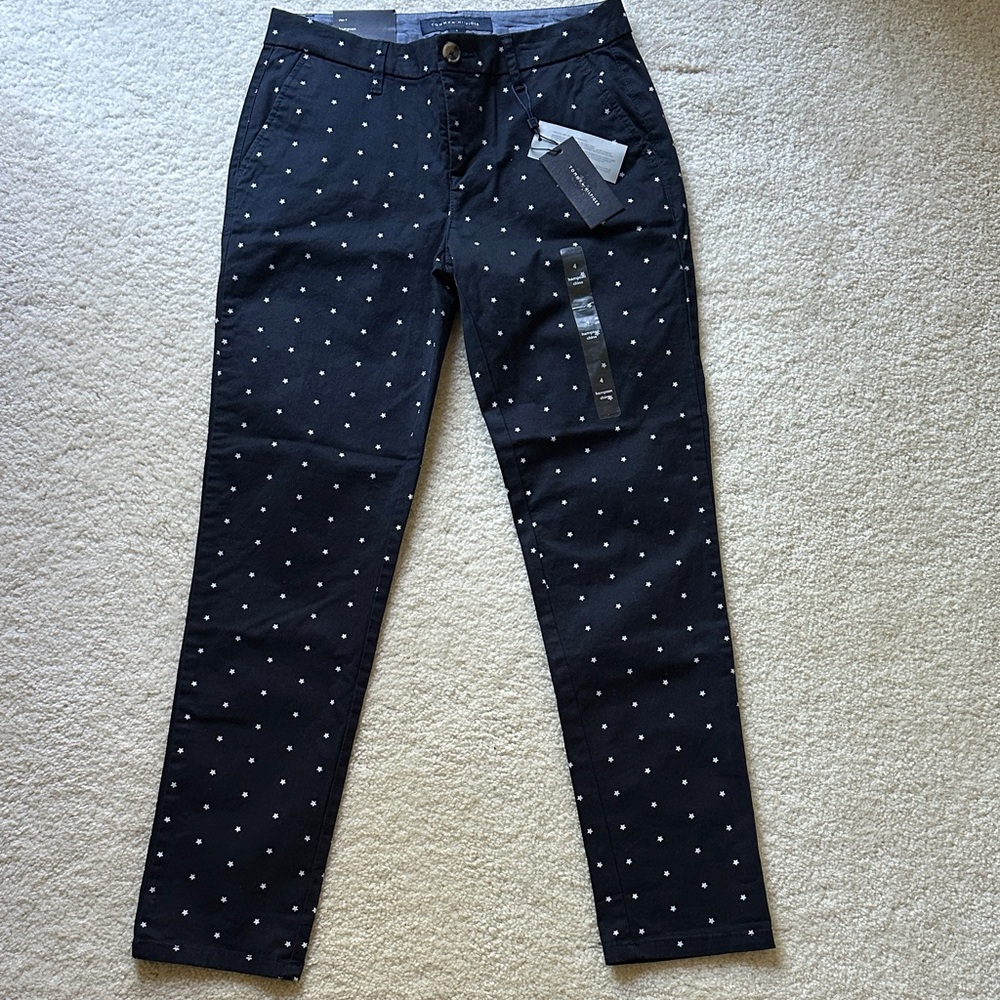 Tommy Hilfiger Black Polka Dot Pants